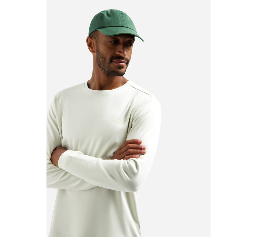 T-Shirt Long Sleeve Crewneck Solid Heavy Interlock Kit (31190261 - 013)