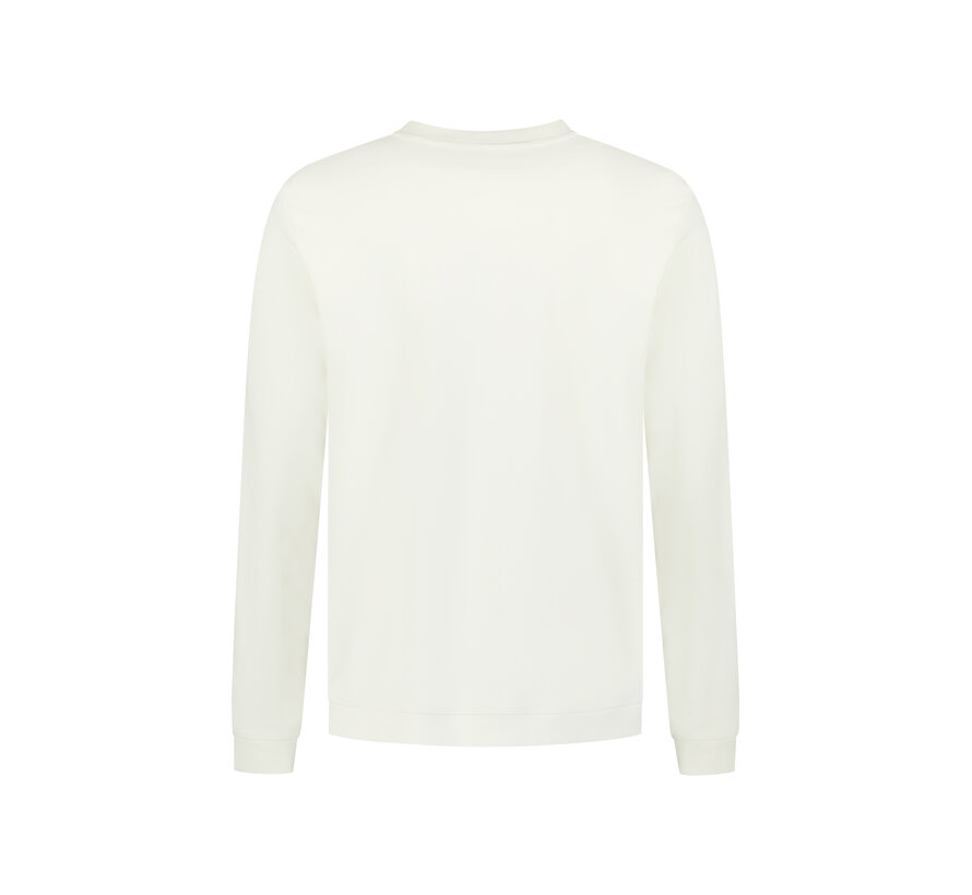 T-Shirt Long Sleeve Crewneck Solid Heavy Interlock Kit (31190261 - 013)