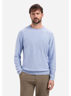 No Excess Pullover Crewneck Garment Dyed + Stone Washed Blue (31210102 - 030)