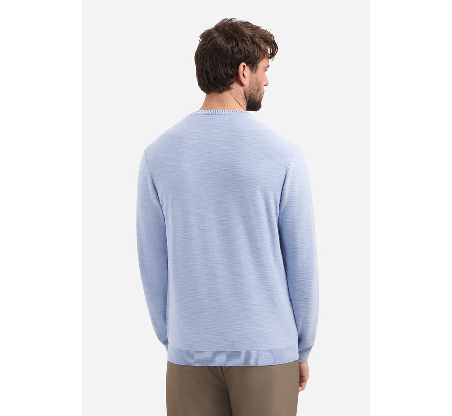 Pullover Crewneck Garment Dyed + Stone Washed Blue (31210102 - 030)