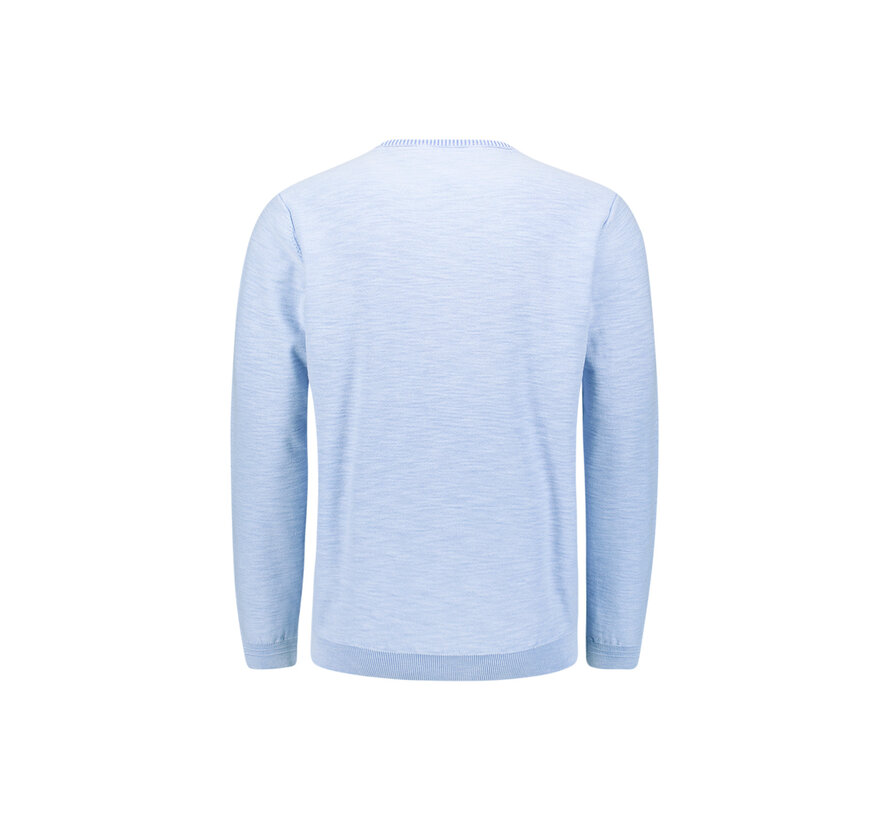 Pullover Crewneck Garment Dyed + Stone Washed Blue (31210102 - 030)