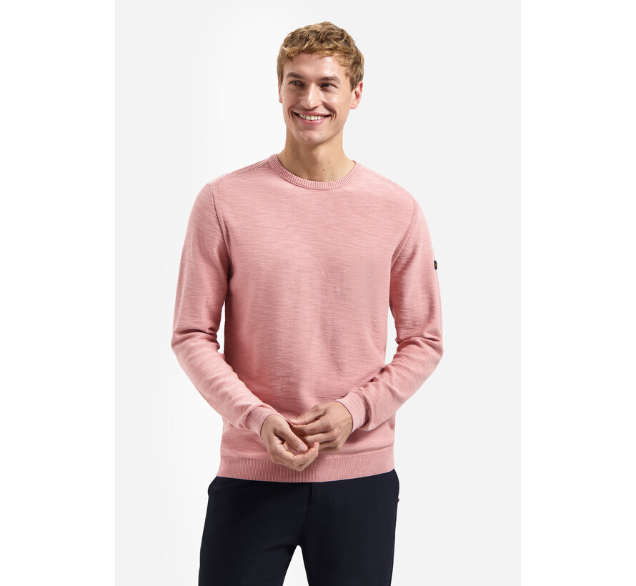 Pullover Crewneck Garment Dyed + Stone Washed Light Mauve (31210102 - 346)