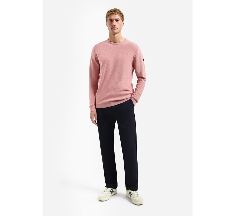 Pullover Crewneck Garment Dyed + Stone Washed Light Mauve (31210102 - 346)