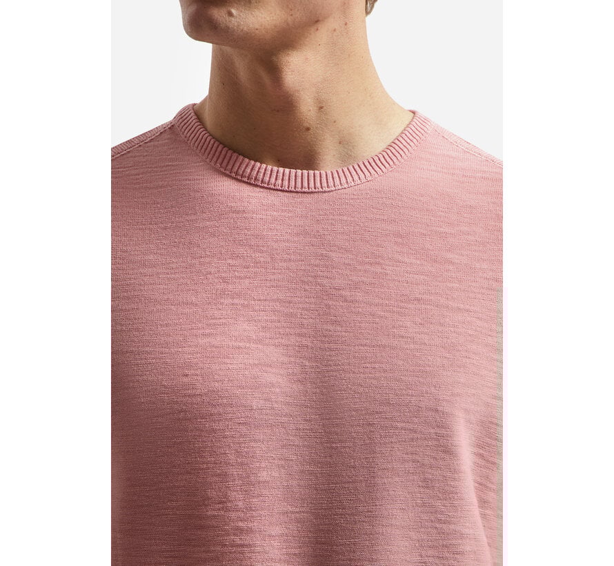 Pullover Crewneck Garment Dyed + Stone Washed Light Mauve (31210102 - 346)