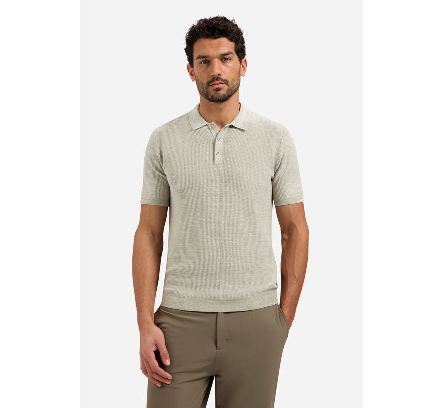 Pullover Short Sleeve Polo Taupe (31220245 - 044)