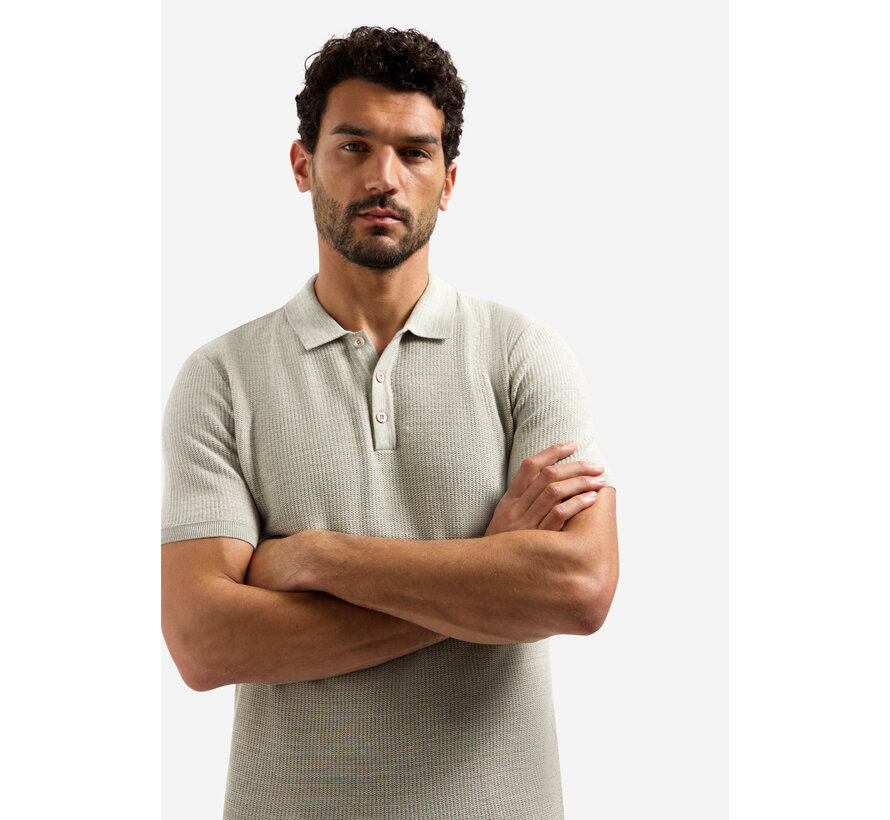 Pullover Short Sleeve Polo Taupe (31220245 - 044)