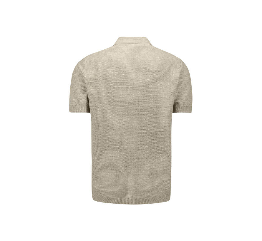 Pullover Short Sleeve Polo Taupe (31220245 - 044)