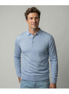 McGregor Longlseeve Polo Fine Merino Light Blue (MM261.1206.03 - 2001)
