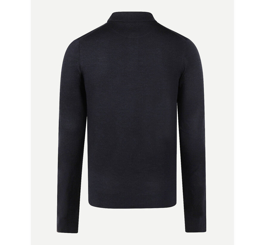 Longsleeve Polo Fine Merino Navy (MM261.1206.03 - 2100)