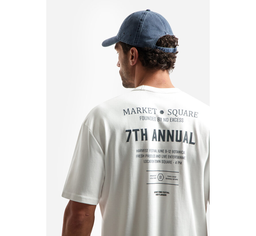 T-Shirt Crewneck Solid Heavy Interlock White (31340313 - 010)