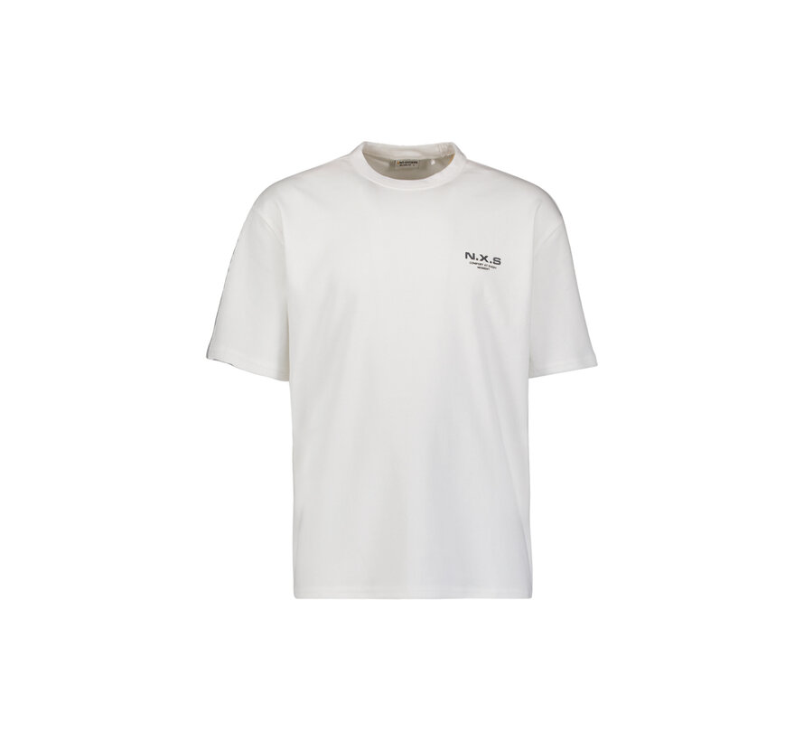 T-Shirt Crewneck Solid Heavy Interlock White (31340313 - 010)