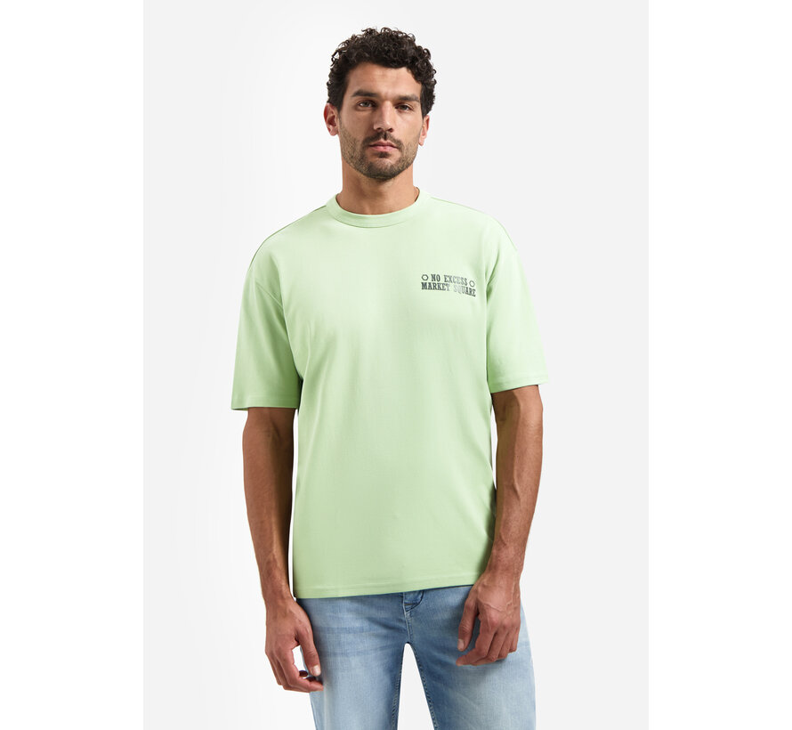 T-Shirt Crewneck Solid Heavy Interlock Green (31340313 - 050)