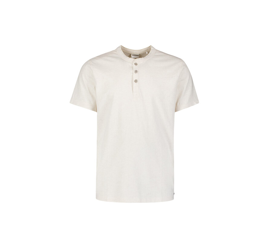 T-Shirt Granddad Half Button Melange Kit (31340316 - 108)