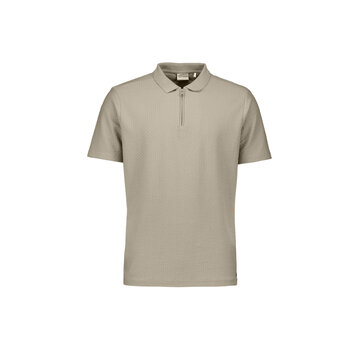 No Excess Polo Short Sleeve Jacquard Taupe (31380310 - 044)
