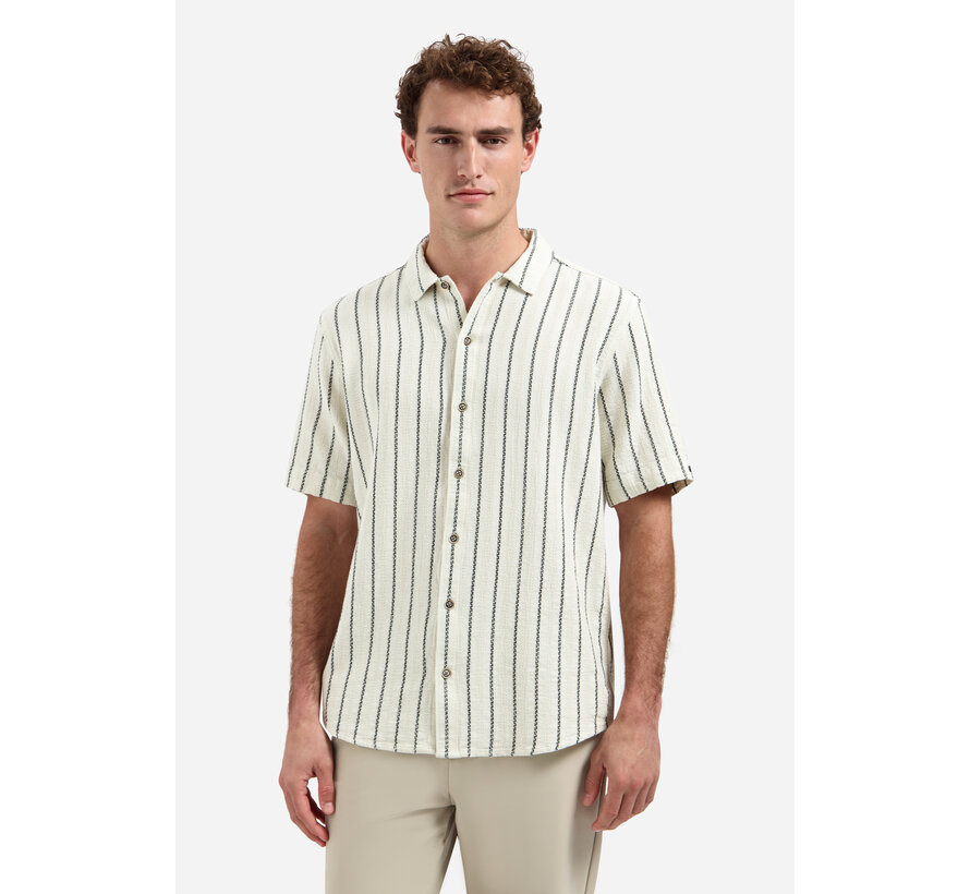 Korte Mouw Overhemd Dobby 2Tone Stripe Kit (31460345 - 013)