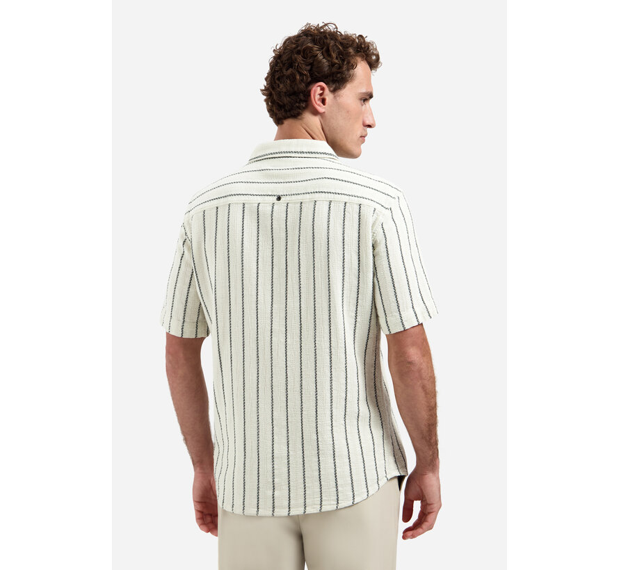 Korte Mouw Overhemd Dobby 2Tone Stripe Kit (31460345 - 013)