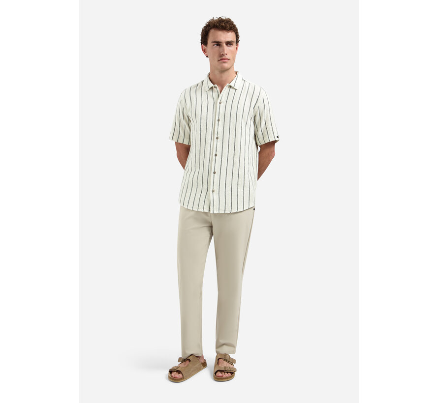 Korte Mouw Overhemd Dobby 2Tone Stripe Kit (31460345 - 013)