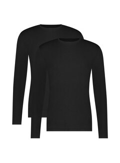 Bamboo Basics Bamboo Basics Longsleeve T-shirts 2Pack Bamboo Black (Rolf_001)