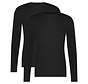 Longsleeve T-shirts 2Pack Bamboo Black (Rolf_001)
