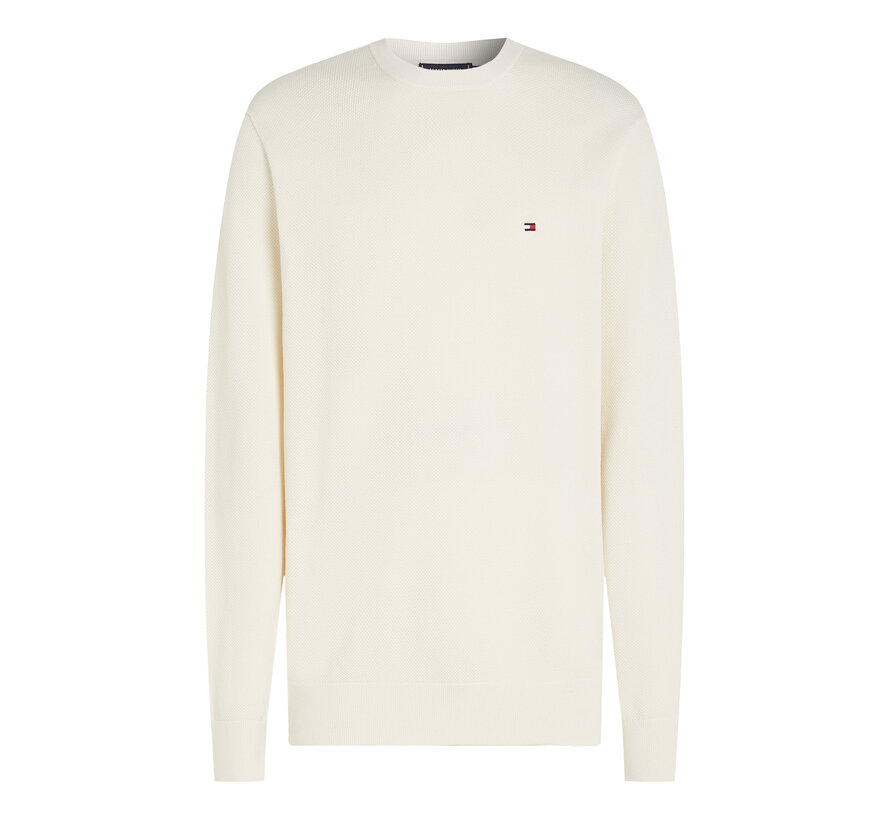 Pullover Essential Structure Crew Neck Ivory (MW0MW36347 - Z00)