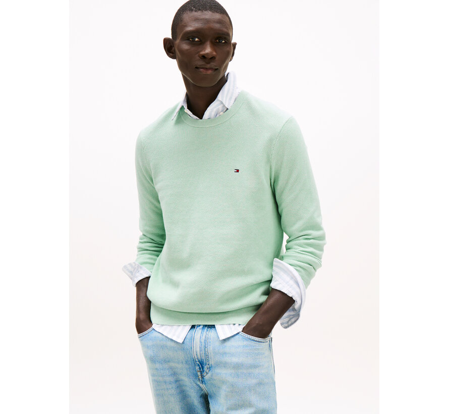 Pullover Essential Structure Crew Neck Minty (MW0MW36347 - MRE)