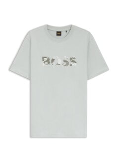 HUGO BOSS Hugo Boss Orange T-shirt Te_Insignia Silver (50556009 - 043)