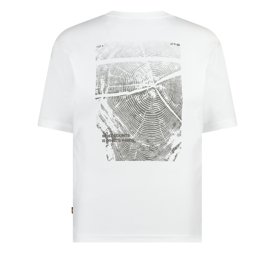 Orange T-shirt Te_Citylights White (50556032 - 100)