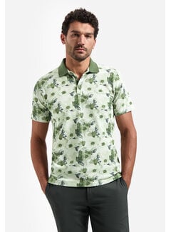 No Excess Polo Short Sleeve Printed Green (31380314 - 050)