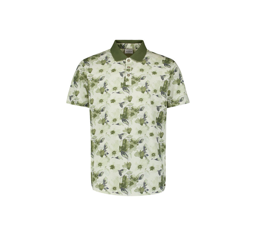 Polo Short Sleeve Printed Green (31380314 - 050)