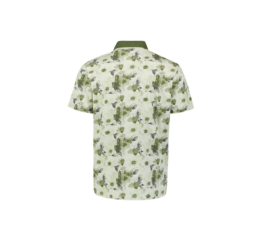 Polo Short Sleeve Printed Green (31380314 - 050)