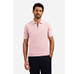 No Excess Pullover Short Sleeve Polo Zip Melange Light Mauve (31220291SN - 346)