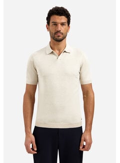 No Excess Pullover Short Sleeve V-Polo Melange Desert (31220292SN - 045)