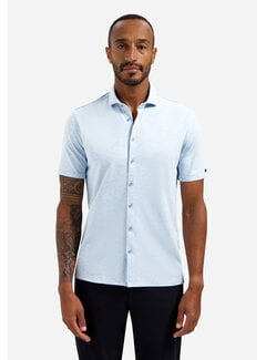 No Excess Shirt Short Sleeve Melange Jersey Blue (31420281SN - 030)