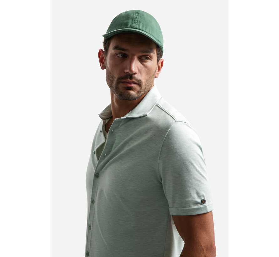 Shirt Short Sleeve Melange Jersey Seageen (31420281SN - 057)