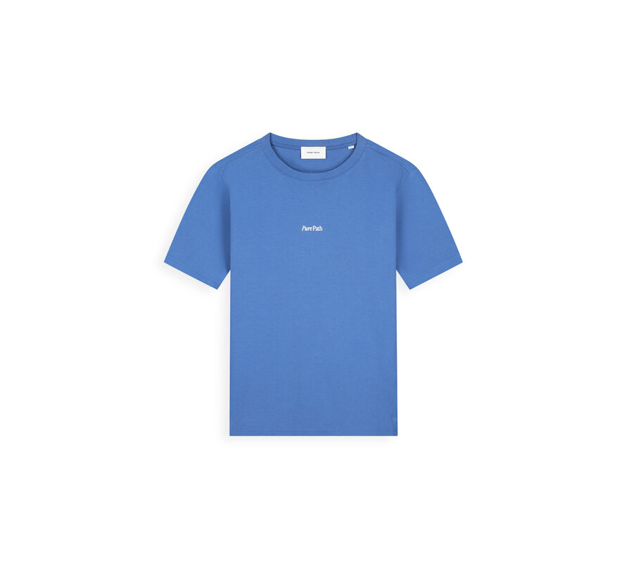 T-Shirt Trio Of Flowers Faded Cobalt (26010116 - 12)