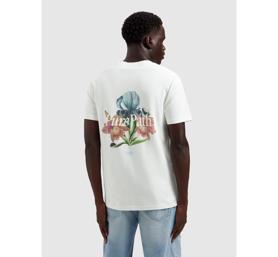 Pure Path T-Shirt Trio Of Flowers Off White (26010116 - 45)