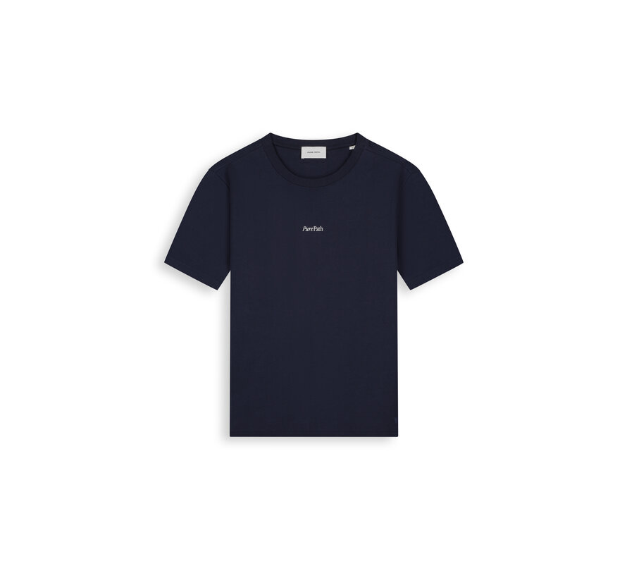 Pure Path T-Shirt Trio Of Flowers Dark Navy (26010116 - 57)