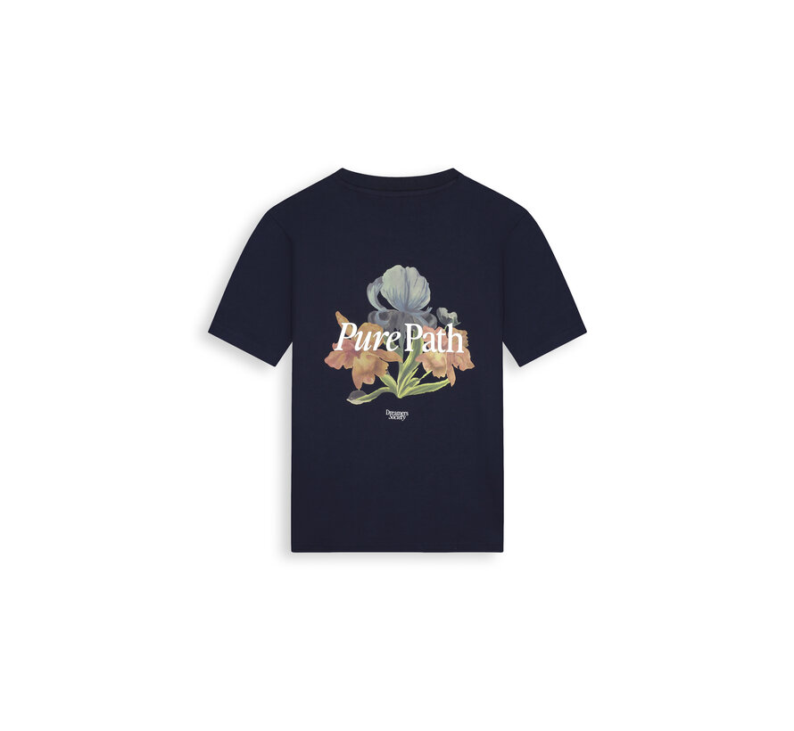 Pure Path T-Shirt Trio Of Flowers Dark Navy (26010116 - 57)