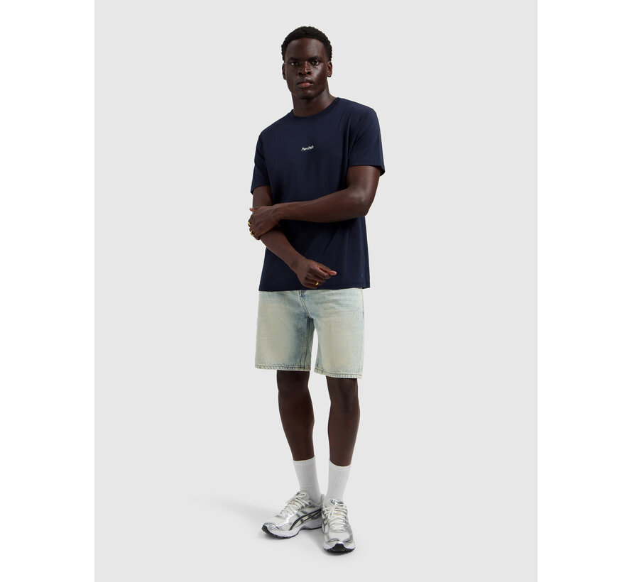 Pure Path T-Shirt Trio Of Flowers Dark Navy (26010116 - 57)