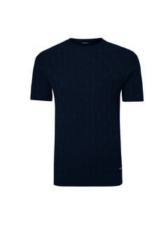 Tresanti Tresanti Knitted T-Shirt Gianaldo Navy (TRKWKA134 - 803)