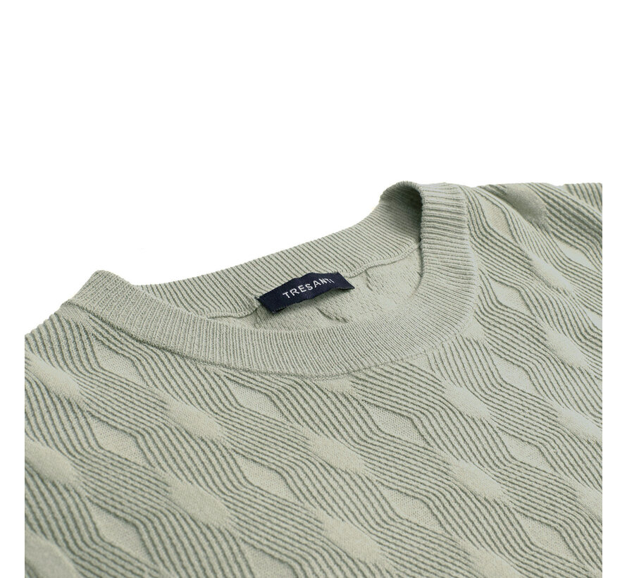 Knitted T-Shirt Gianaldo Light Green (TRKWKA134 - 901)
