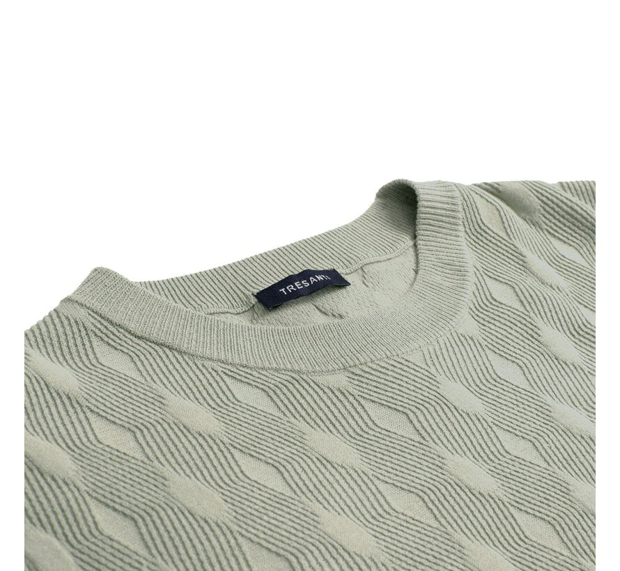Tresanti Knitted T-Shirt Gianaldo Light Green (TRKWKA134 - 901)