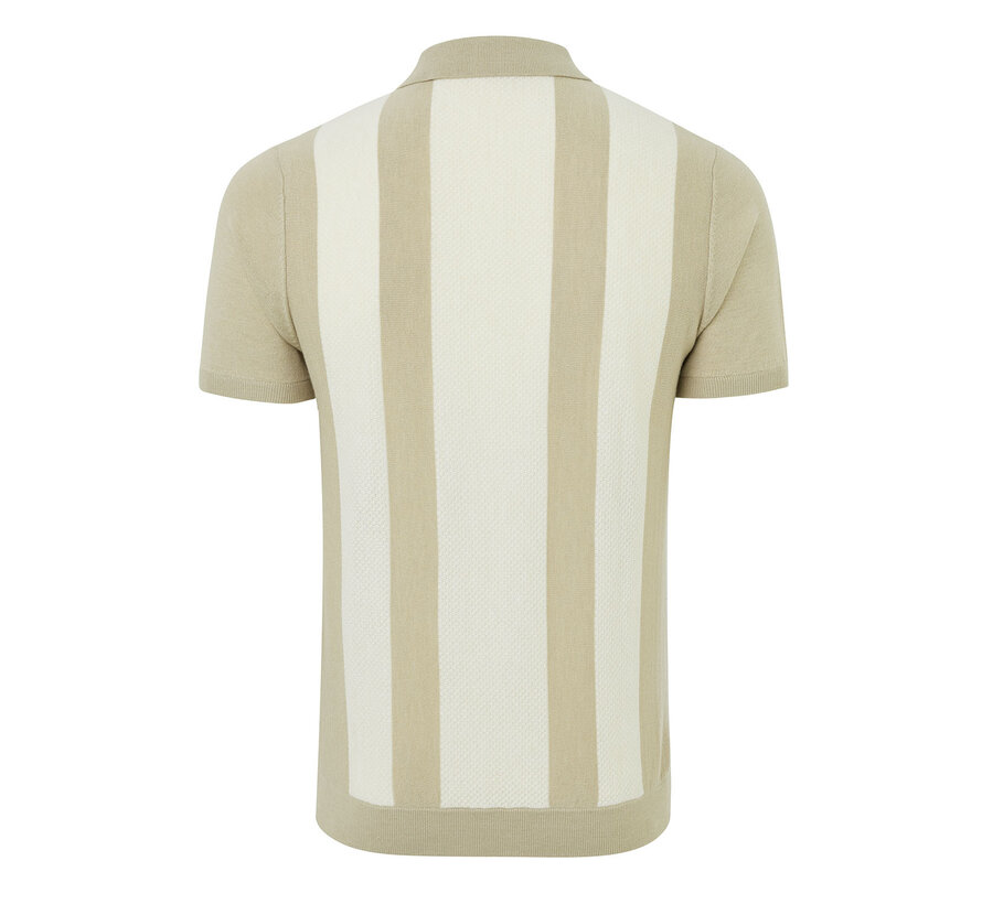 Knitted Polo Gentile Detailed Beige ( TRKWKA139 - 101)