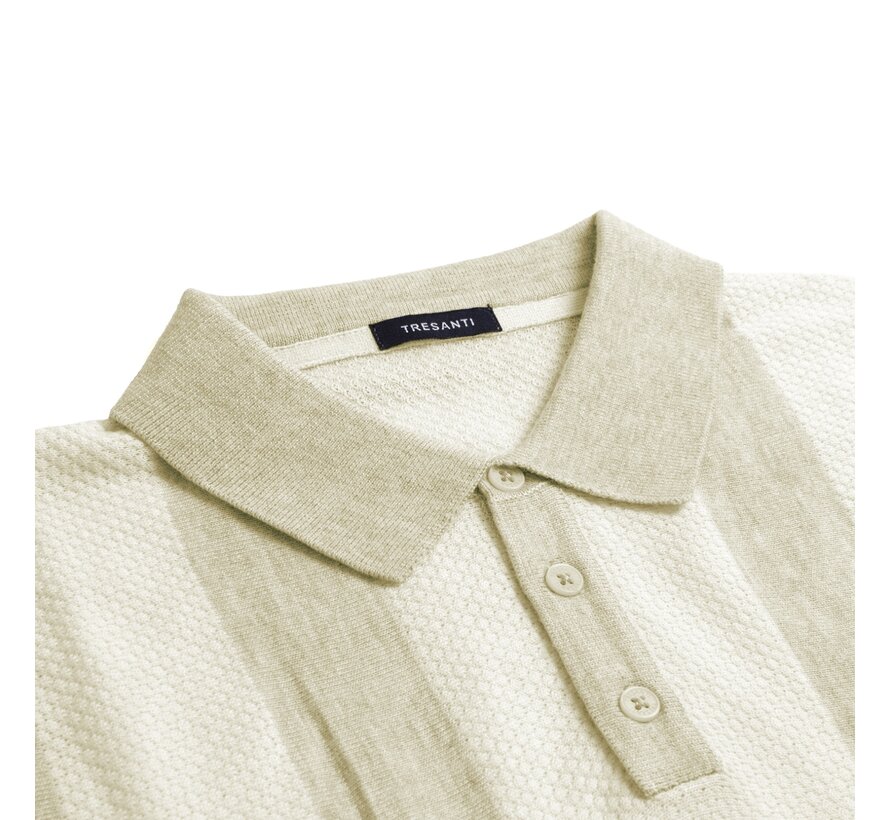 Knitted Polo Gentile Detailed Beige ( TRKWKA139 - 101)