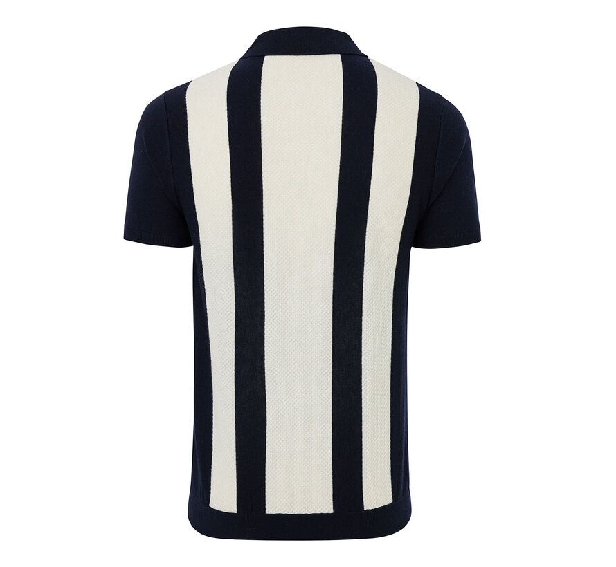 Knitted Polo Gentile Detailed Navy ( TRKWKA139 - 803)