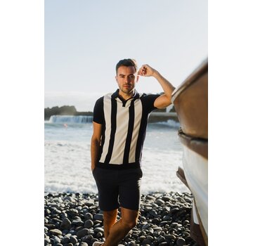 Tresanti Knitted Polo Gentile Detailed Navy ( TRKWKA139 - 803)