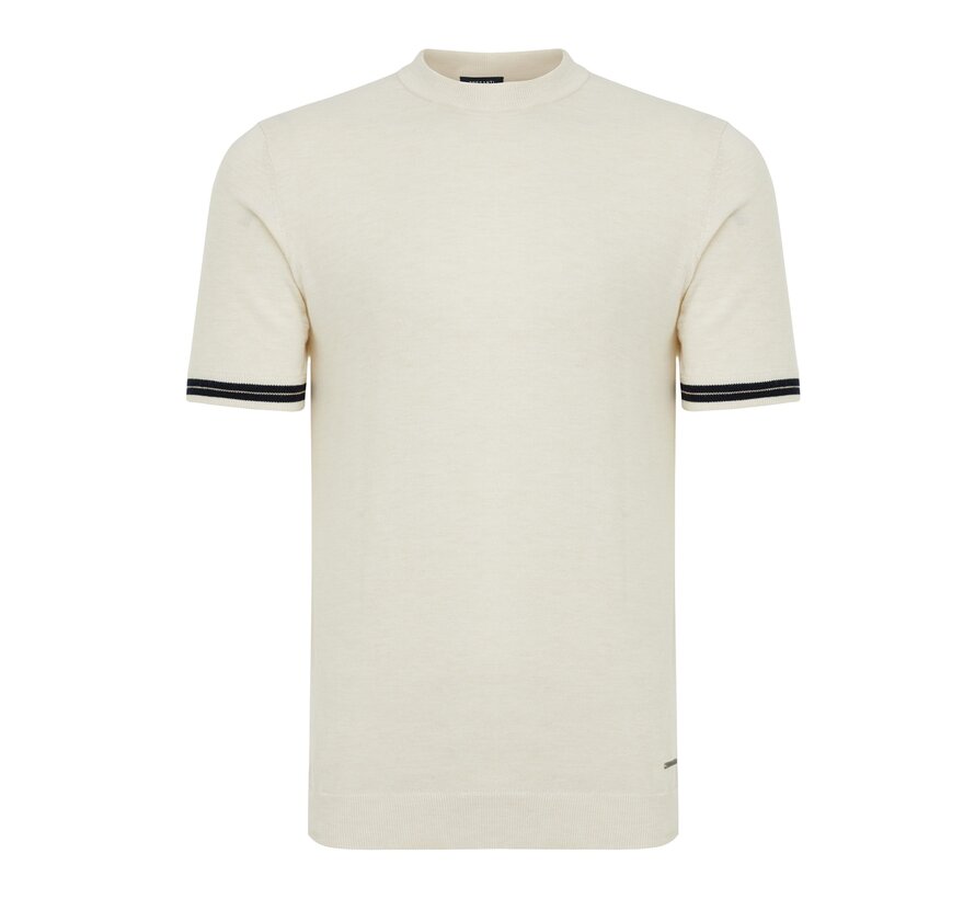 Knitted T-shirt Gabriele Off-White (TRKWKA140 - 105)