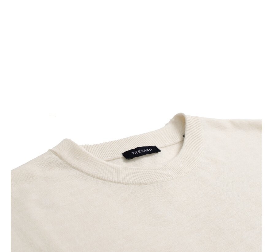 Knitted T-shirt Gabriele Off-White (TRKWKA140 - 105)