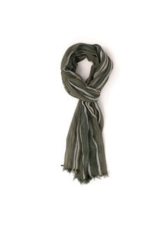 Tresanti Sjaal Germano Irregular Stripe Green (TRSCKA244 - 900)