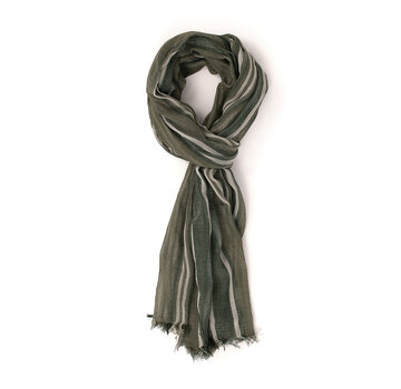 Tresanti Sjaal Germano Irregular Stripe Green (TRSCKA244 - 900)